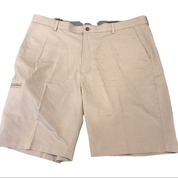 Greg Norman Golf Shorts, Tan, Size 40 - Picture 1 of 6